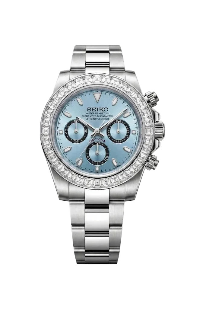 Mod Daytona Silver Ice Blue Diamond