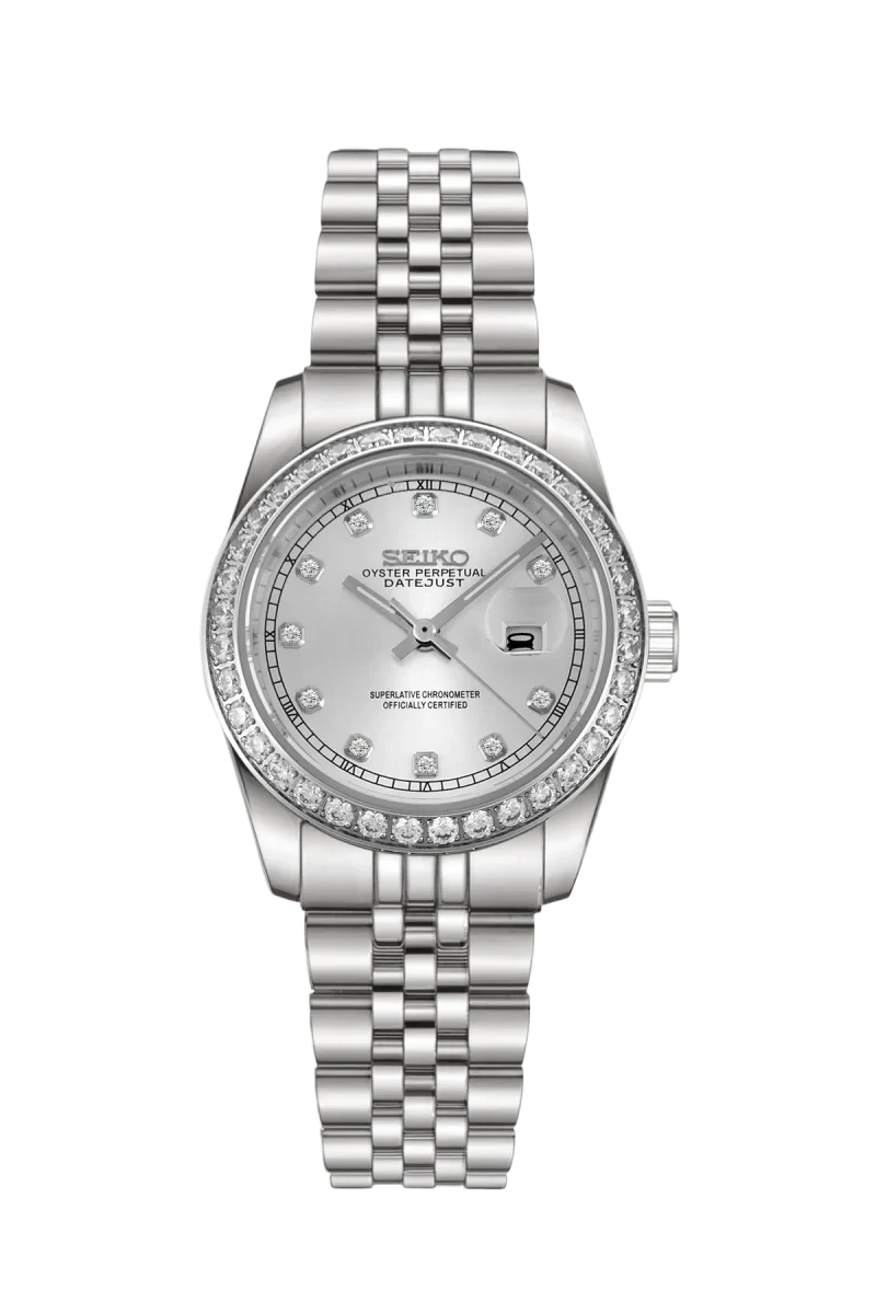 Mod Datejust Silver Diamond - 31mm - SKYRIM WRIST