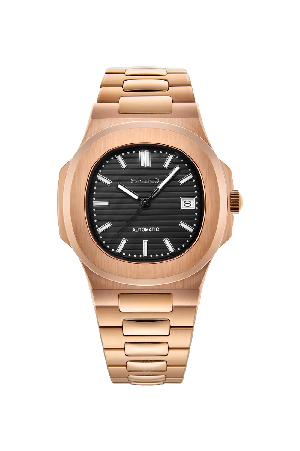 Mod Nautilus Rose Gold Black