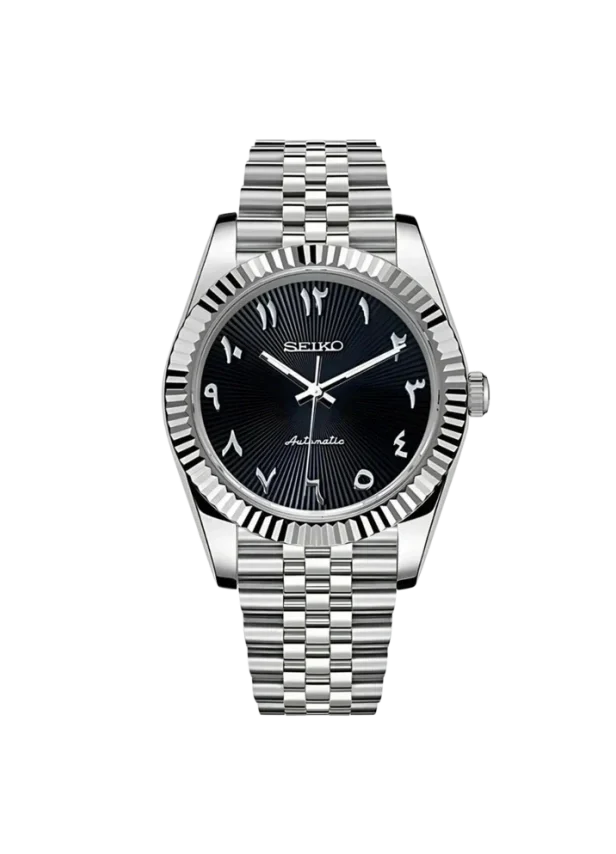 Mod Datejust Arabic Black