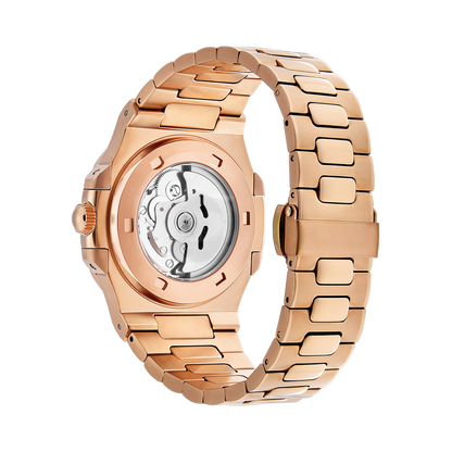 Mod Nautilus Rose Gold Black
