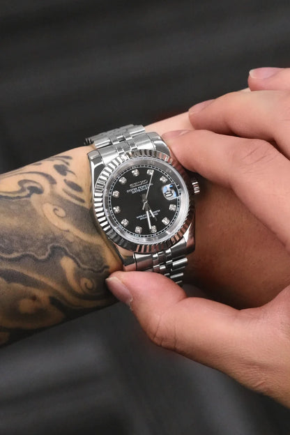 Mod Datejust Black Diamond