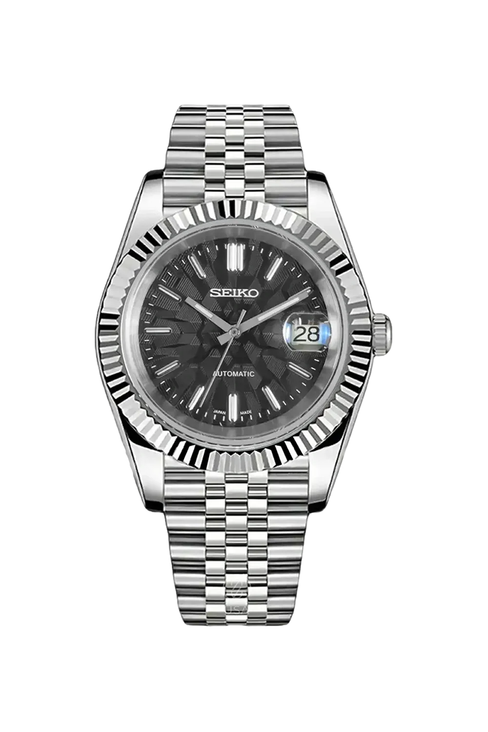 Mod Datejust Mosaic Black