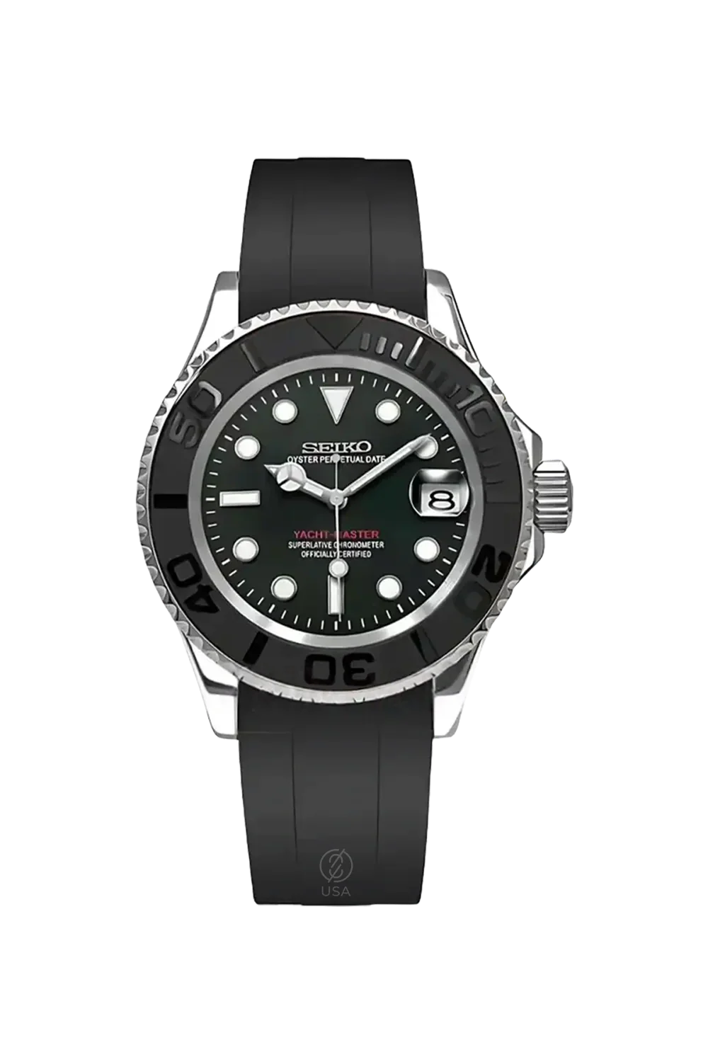 Mod Yacht-Master Silver Black II